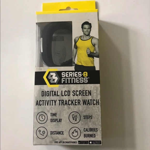 🆕 Series-8 BLACK Fitness Tracker - Picture 2 of 3